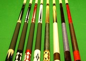Main thumb pool cue stick